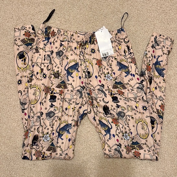 Zadig And Voltaire Parono Circus Print Drawstring Waist - Picture 6 of 11